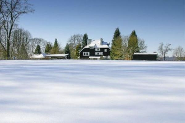 Fabulous Mansion In Spa Liege With Private Garden Exterior photo